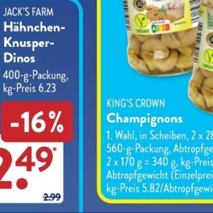 Champignons bei Aldi SÜD