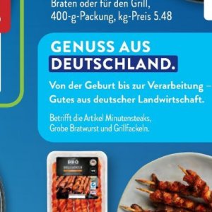 Minutensteaks bei Aldi SÜD