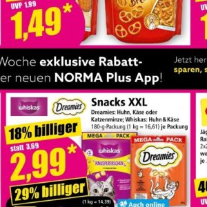 Snacks bei Norma