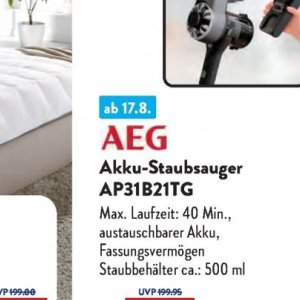 Staubsauger aeg AEG bei Aldi SÜD