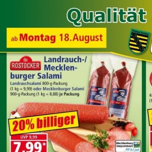 Salami bei Norma