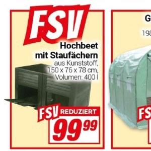 Hochbeet bei Centershop