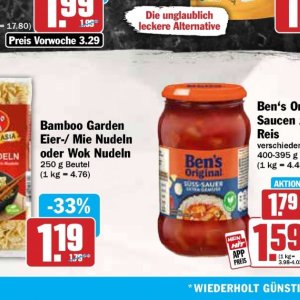 Nudeln bei Hit