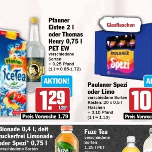 Eistee bei Hit