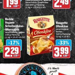 Ofenkäse rougette rougette bei Hit