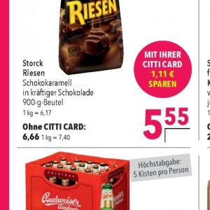 Schokolade bei Citti Markt