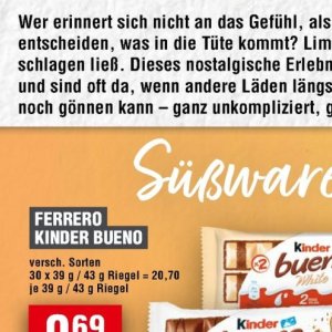Süßwaren bei Handelshof