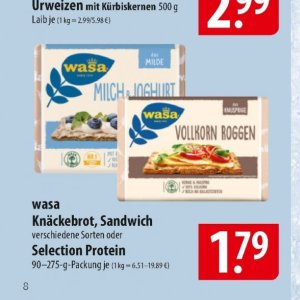 Knäckebrot bei Famila Nord Ost