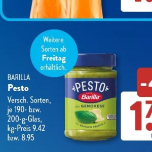 Pesto bei Aldi SÜD
