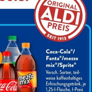 Coca-cola bei Aldi SÜD