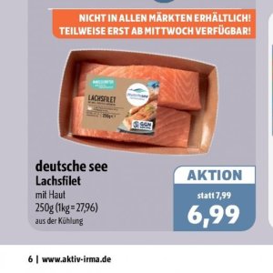 Lachsfilet bei Aktiv Irma