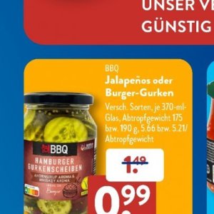 Glas bei Aldi SÜD