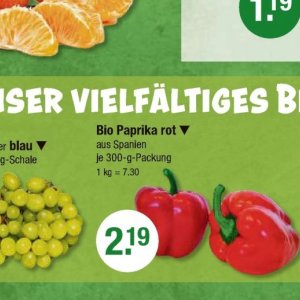 Paprika bei V-Markt
