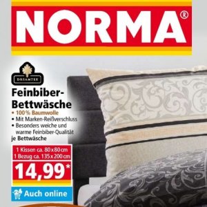 Bettwäsche bei Norma