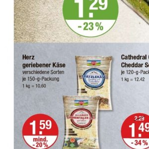 Käse bei V-Markt