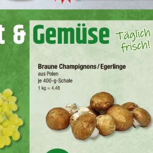 Champignons bei V-Markt