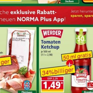 Ketchup bei Norma