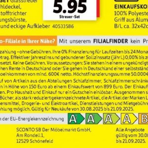 Schlafzimmer bei Sconto