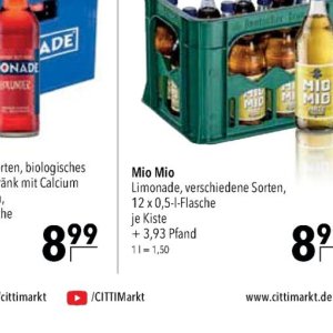 Limonade bei Citti Markt