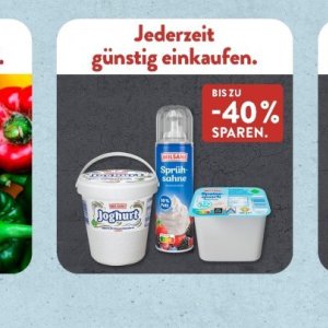 Sahne bei Aldi SÜD
