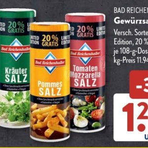 Salz bei Aldi SÜD