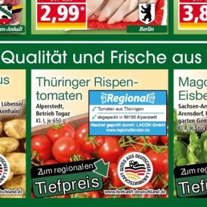 Tomaten bei Norma