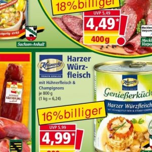Fleisch bei Norma