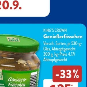 Glas bei Aldi SÜD