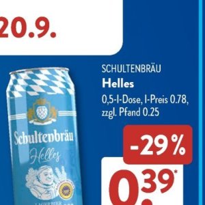 Bier bei Aldi SÜD