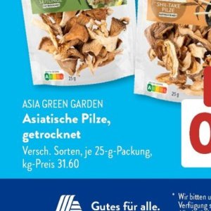 Pilze bei Aldi SÜD