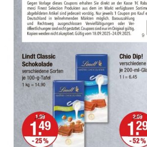 Schokolade bei V-Markt
