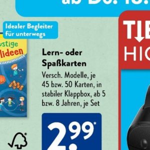 Karten bei Aldi SÜD