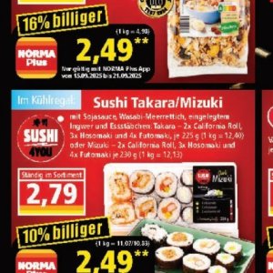 Sushi bei Norma