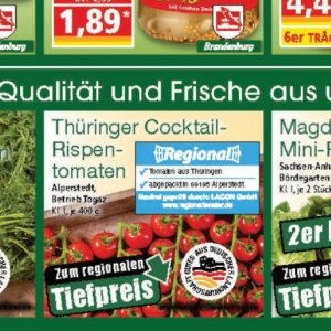 Tomaten bei Norma