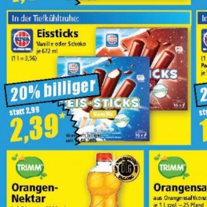 Eis bei Norma