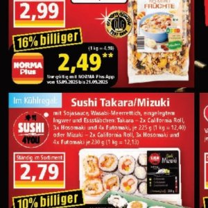Sushi bei Norma