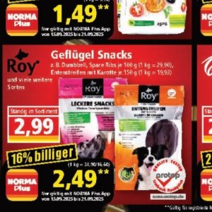 Snacks bei Norma