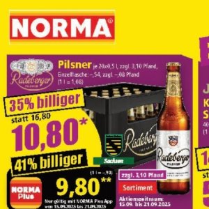 Pilsner bei Norma