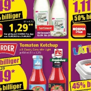 Ketchup knorr  bei Norma