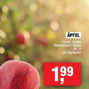 Äpfel bei Handelshof