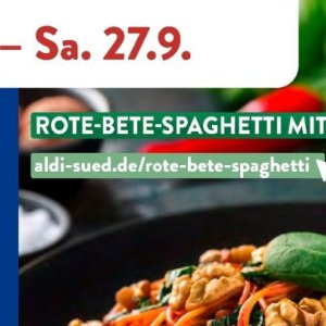 Spaghetti bei Aldi SÜD