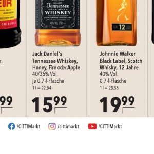 Whisky bei Citti Markt