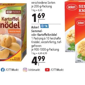 Knödel bei Citti Markt