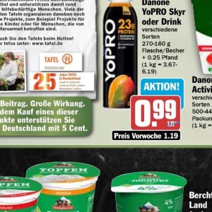 Tafel bei Hit