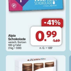Schokolade bei Famila Nord West