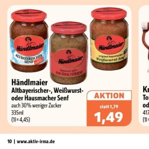 Senf bei Aktiv Irma