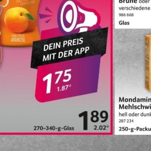 Glas bei Selgros