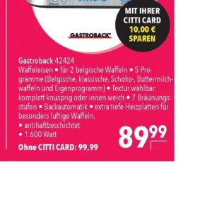 Waffeln bei Citti Markt
