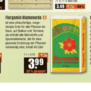 Pflanzen bei V-Baumarkt