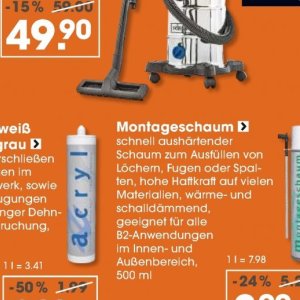 Montageschaum bei V-Baumarkt